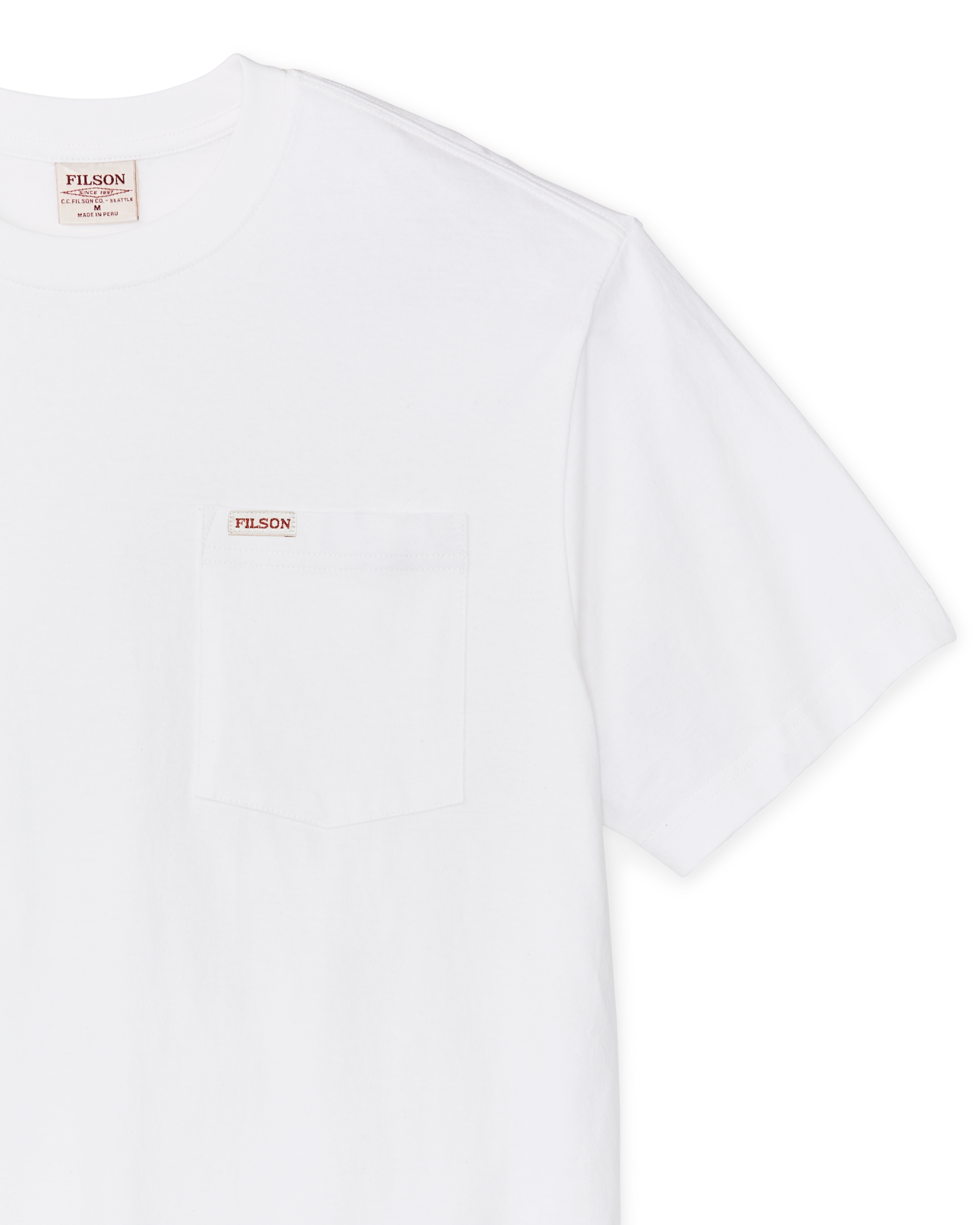 Outfitter Pocket T-shirt - Bright White - Image 7