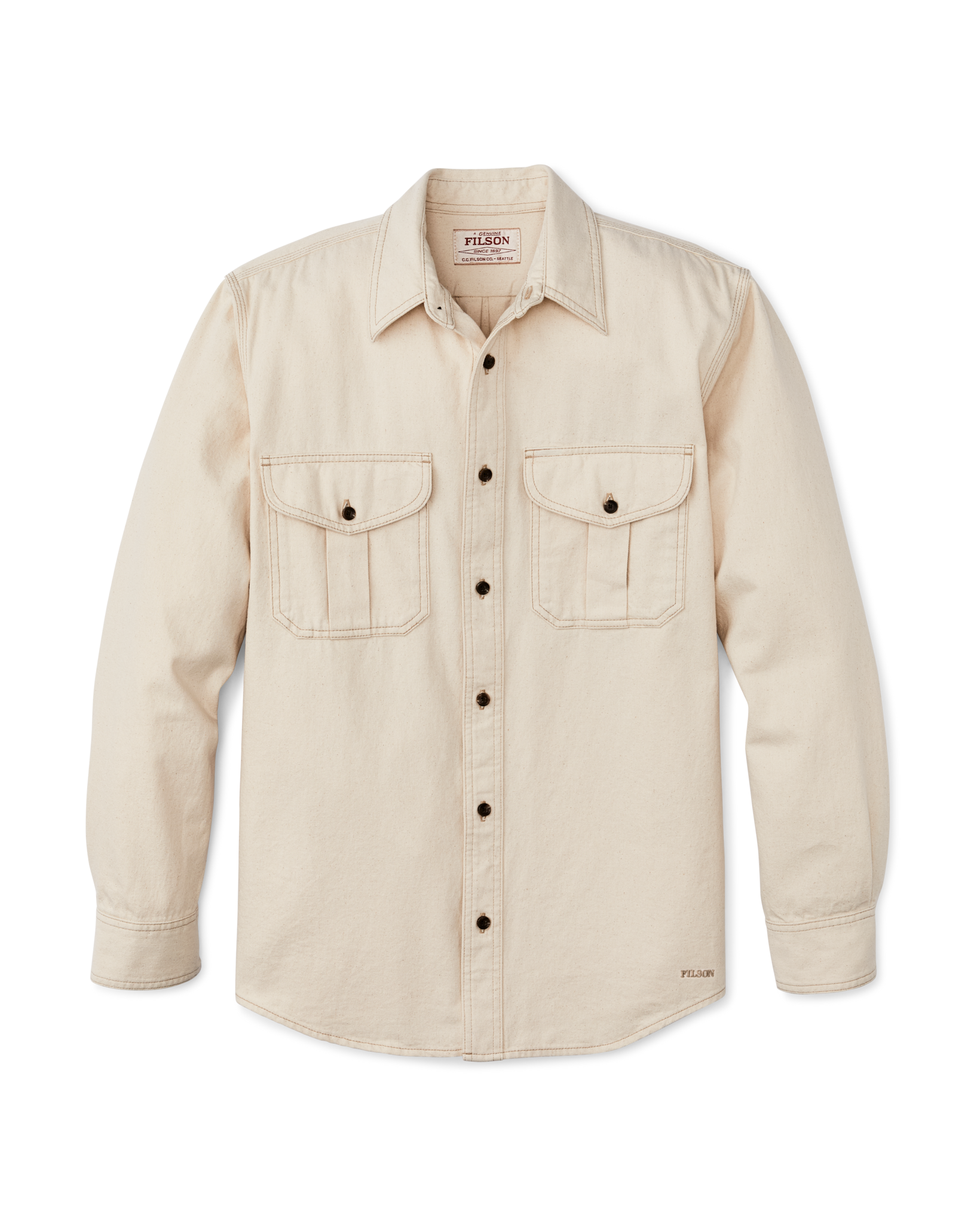 Natural Twill Guide Shirt - Natural Seed