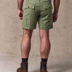 Alternative view of Field Supply Shorts - Washed Fatigue Green
