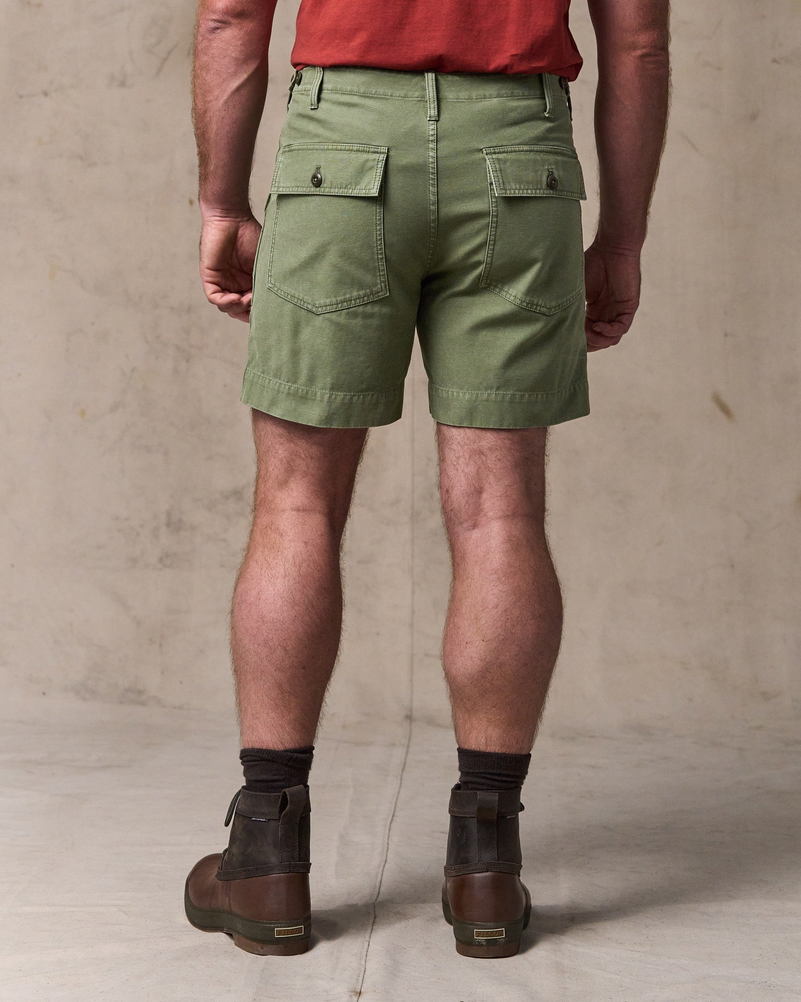 Field Supply Shorts - Washed Fatigue Green - Image 2