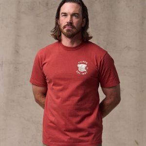 Bear Graphic T-Shirt - Chili Oil