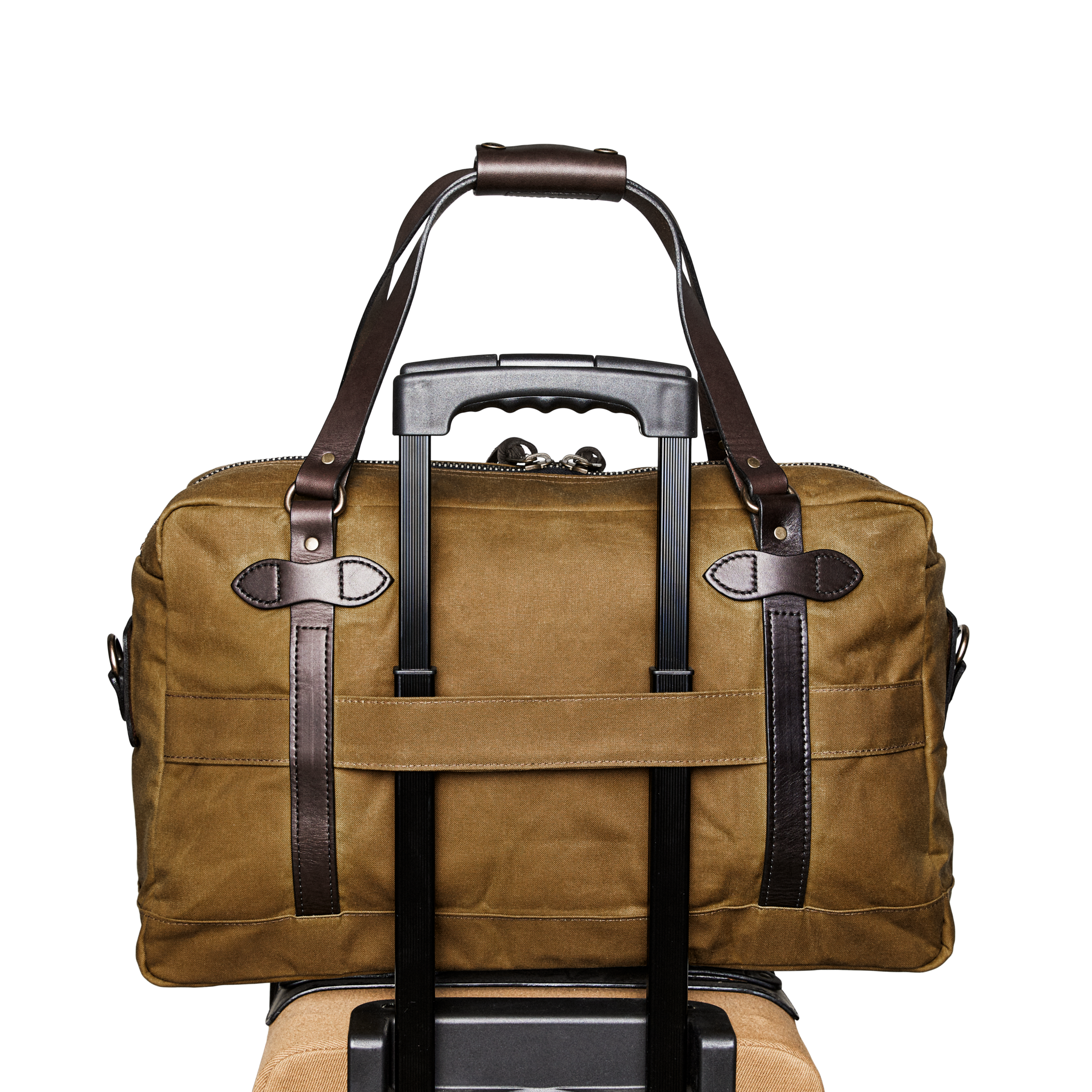 48 Hour Tin Cloth Duffle Bag - Dark Tan - Image 12