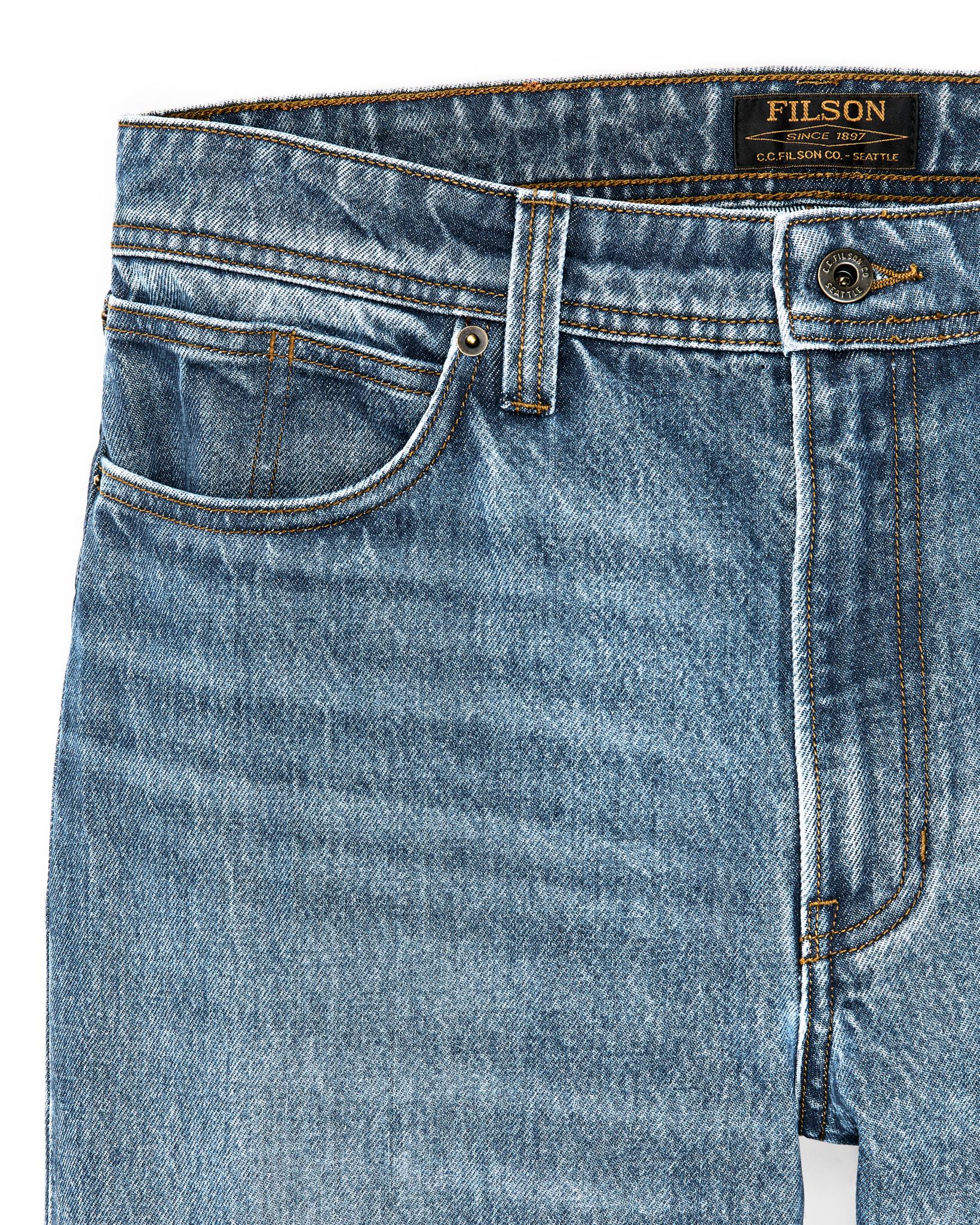 14-oz. Straight-Leg Jeans - Vintage Indigo - Image 5