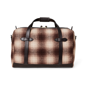 Alternative view of Medium Mackinaw Wool Duffle - Brown / Tan Ombre