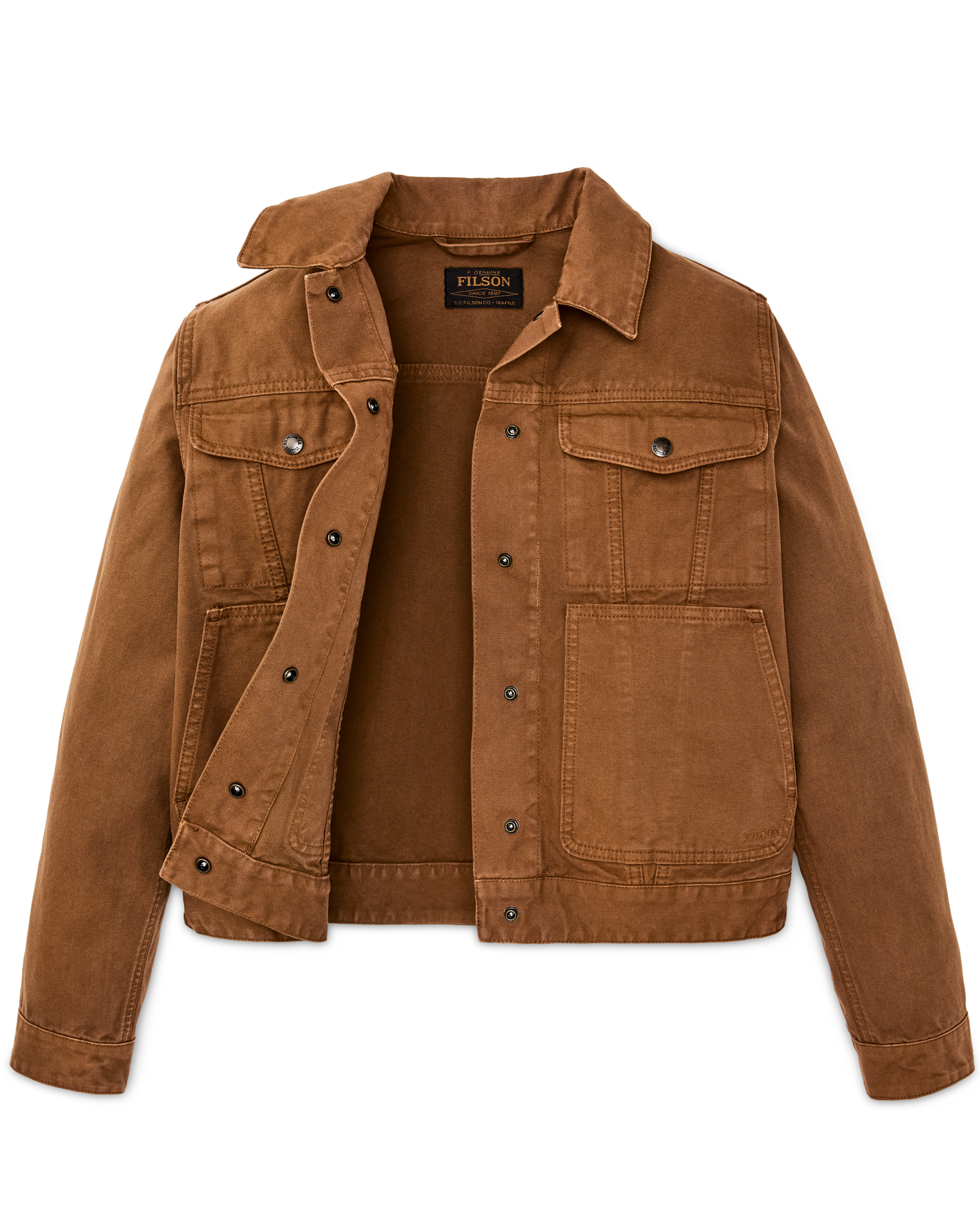 Women's Canvas Short Cruiser Jacket - Harvest Tan - Image 6