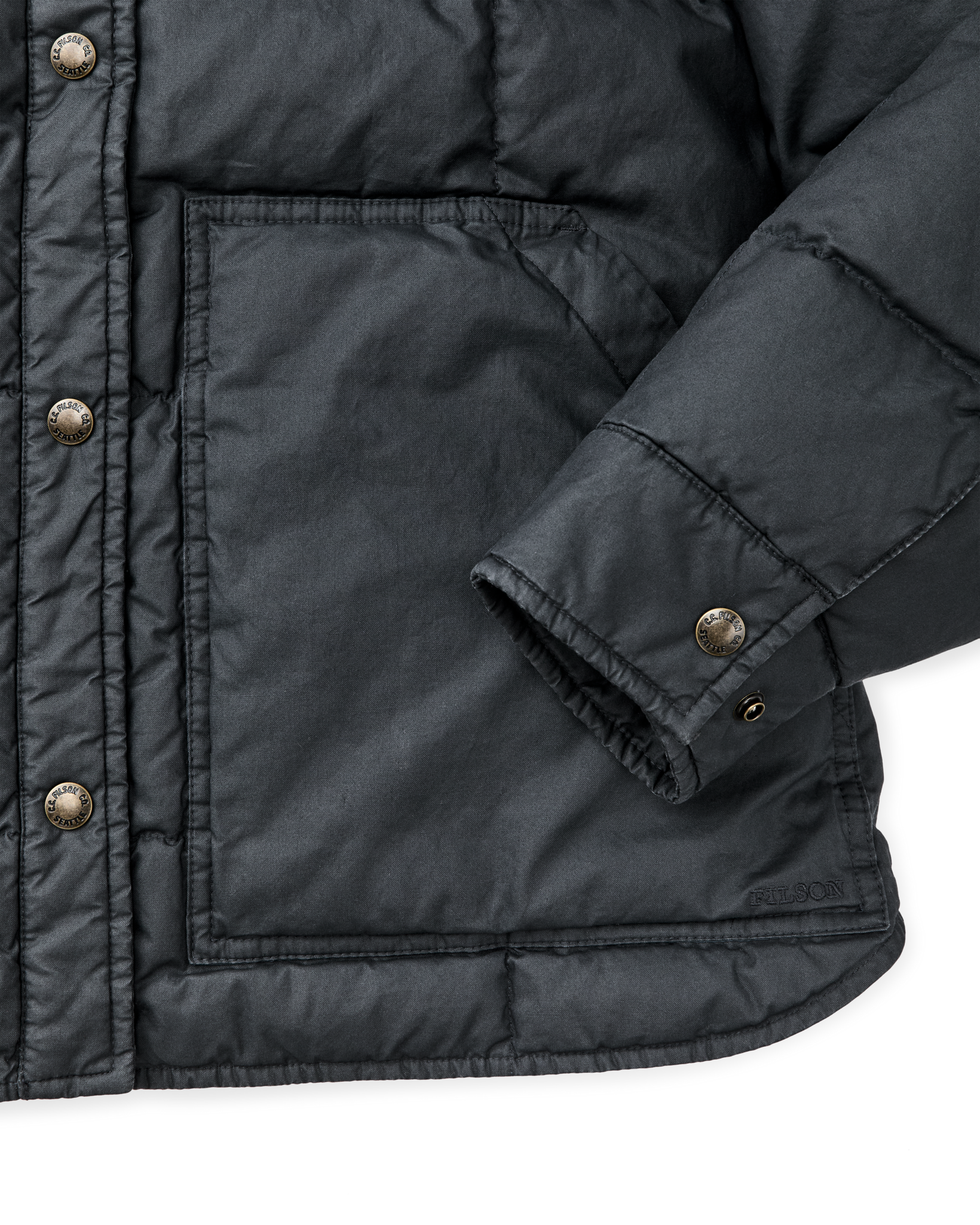 Women's Heritage Cotton Down Jacket - Bluefin - Image 7