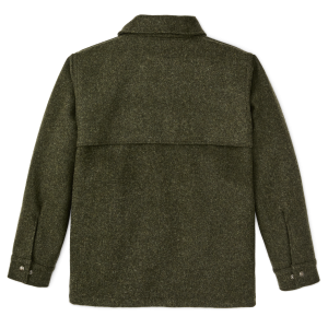 Alternative view of Mackinaw Wool Cape Coat - Forest Green