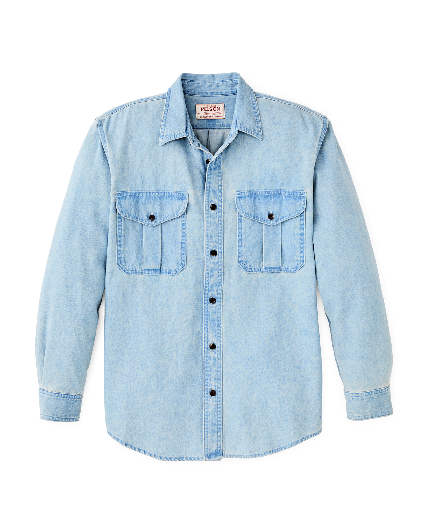 Denim Guide Shirt - Light Indigo - Image 4