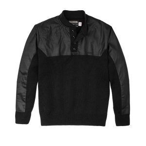 Alternative view of Henley Guide Sweater - Black