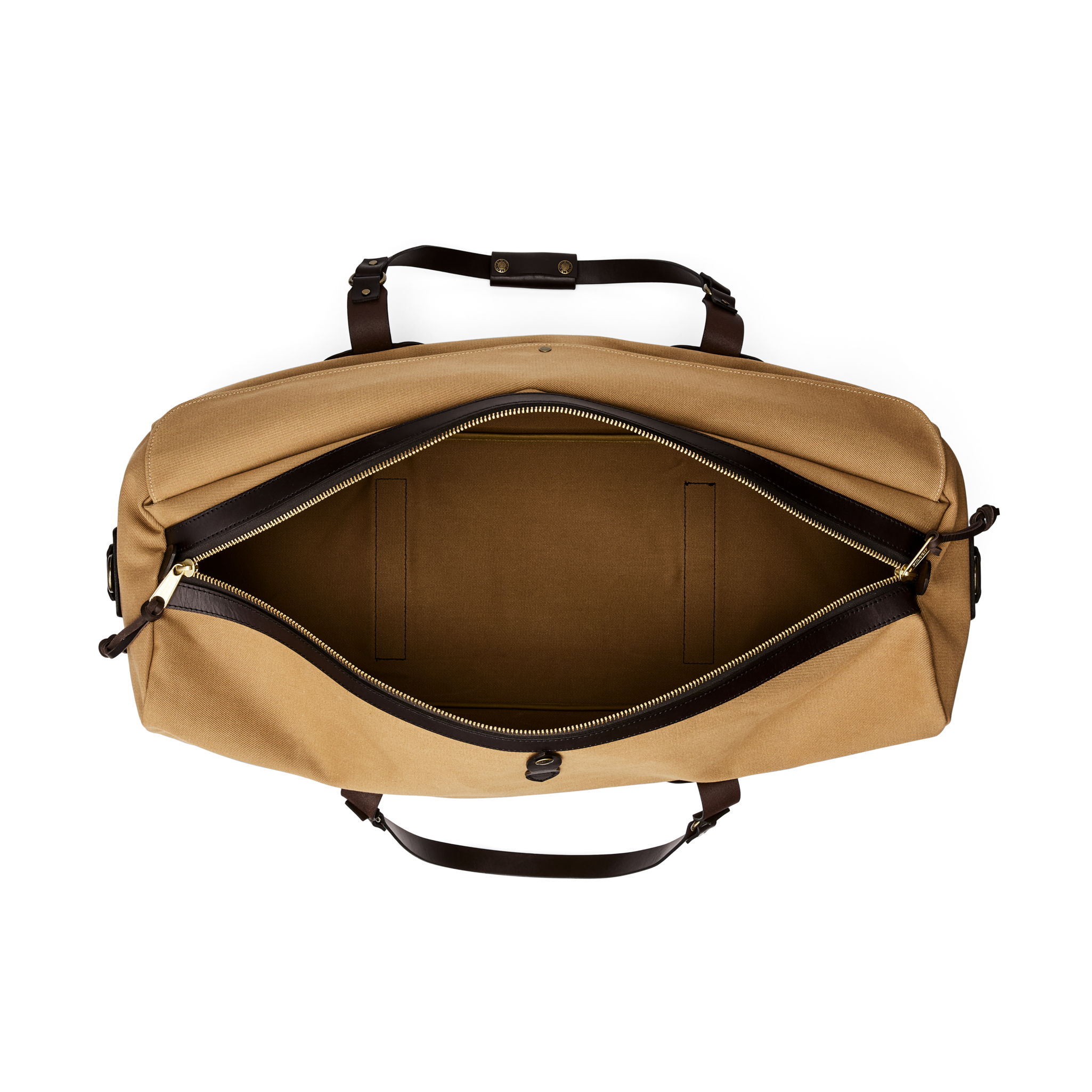Large Rugged Twill Duffle Bag - Tan - Image 7