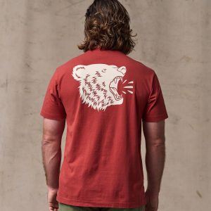 Alternative view of Bear Graphic T-Shirt - Chili Oil
