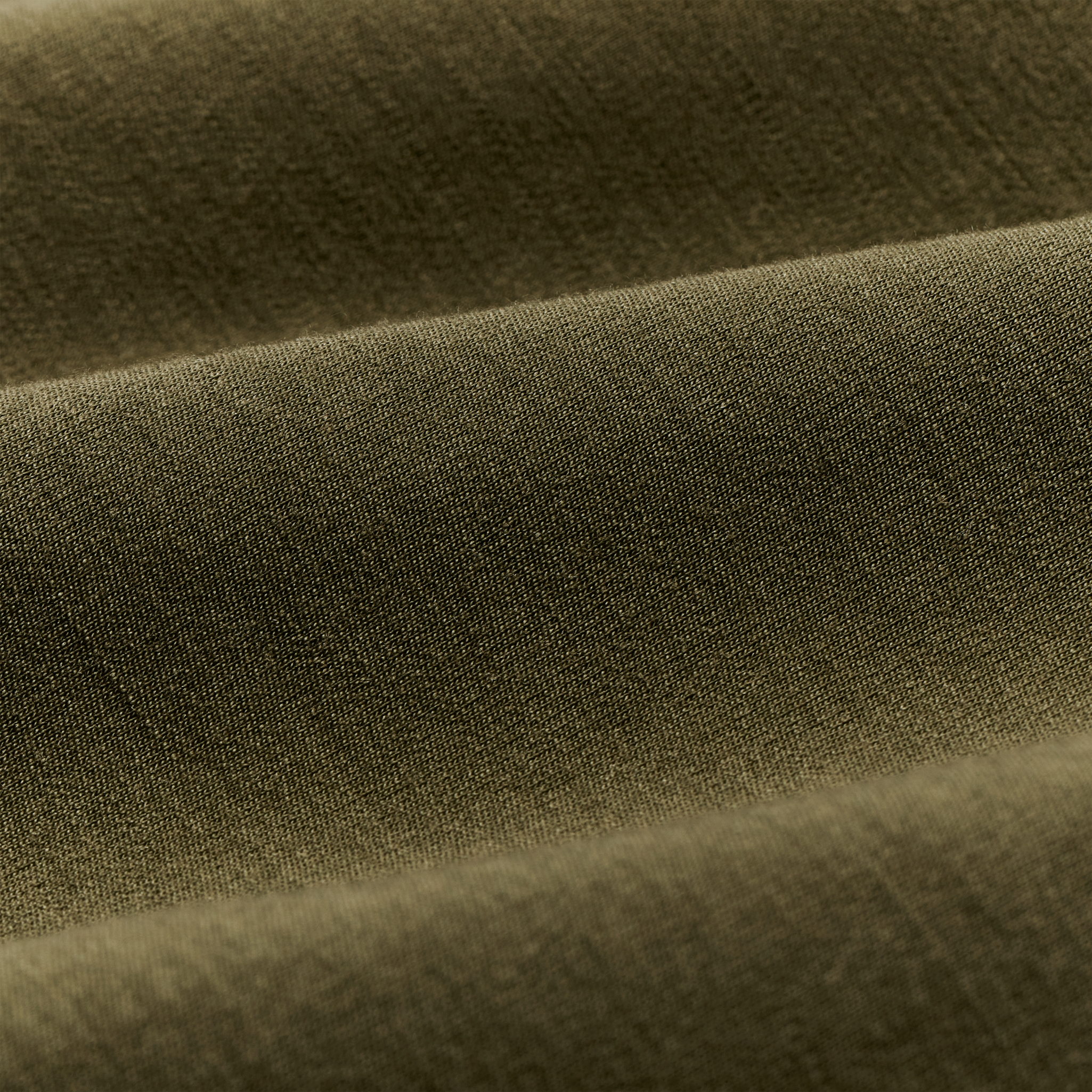 400g Merino Wool Long Sleeve Half-zip - Dark Olive - Image 4