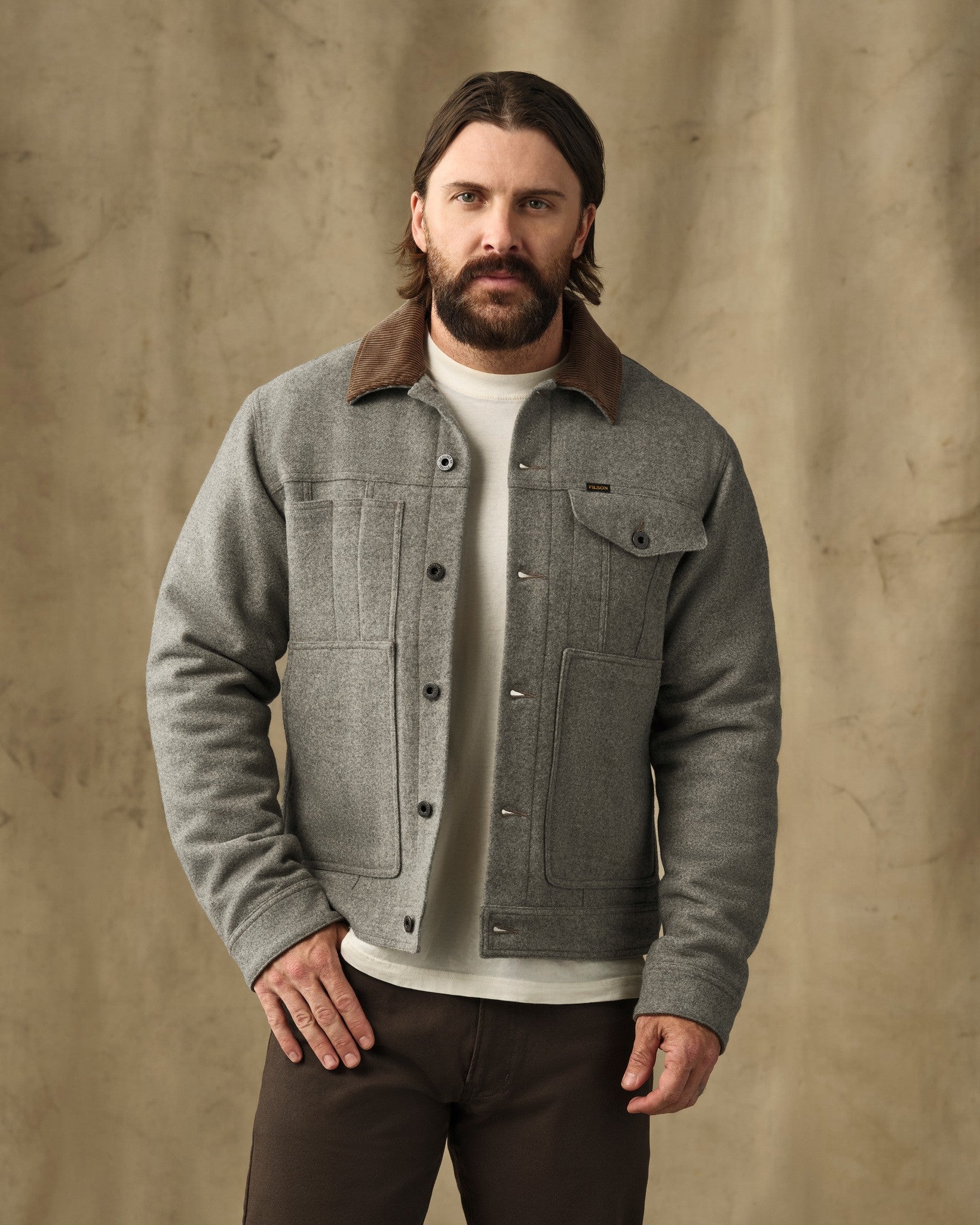 Spokane Insulated Short Cruiser - Vintage Heather Gray - Image 7