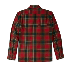 Alternative view of Elk Heights Camp Shirt - Sycamore Green / Red Plaid