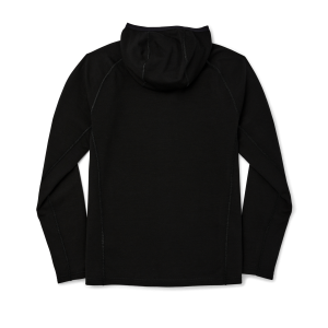 Alternative view of 400g Merino Wool Hoodie - Black