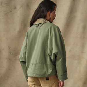 Alternative view of Women's Shelter Cloth Short Work Jacket - Sage Olive