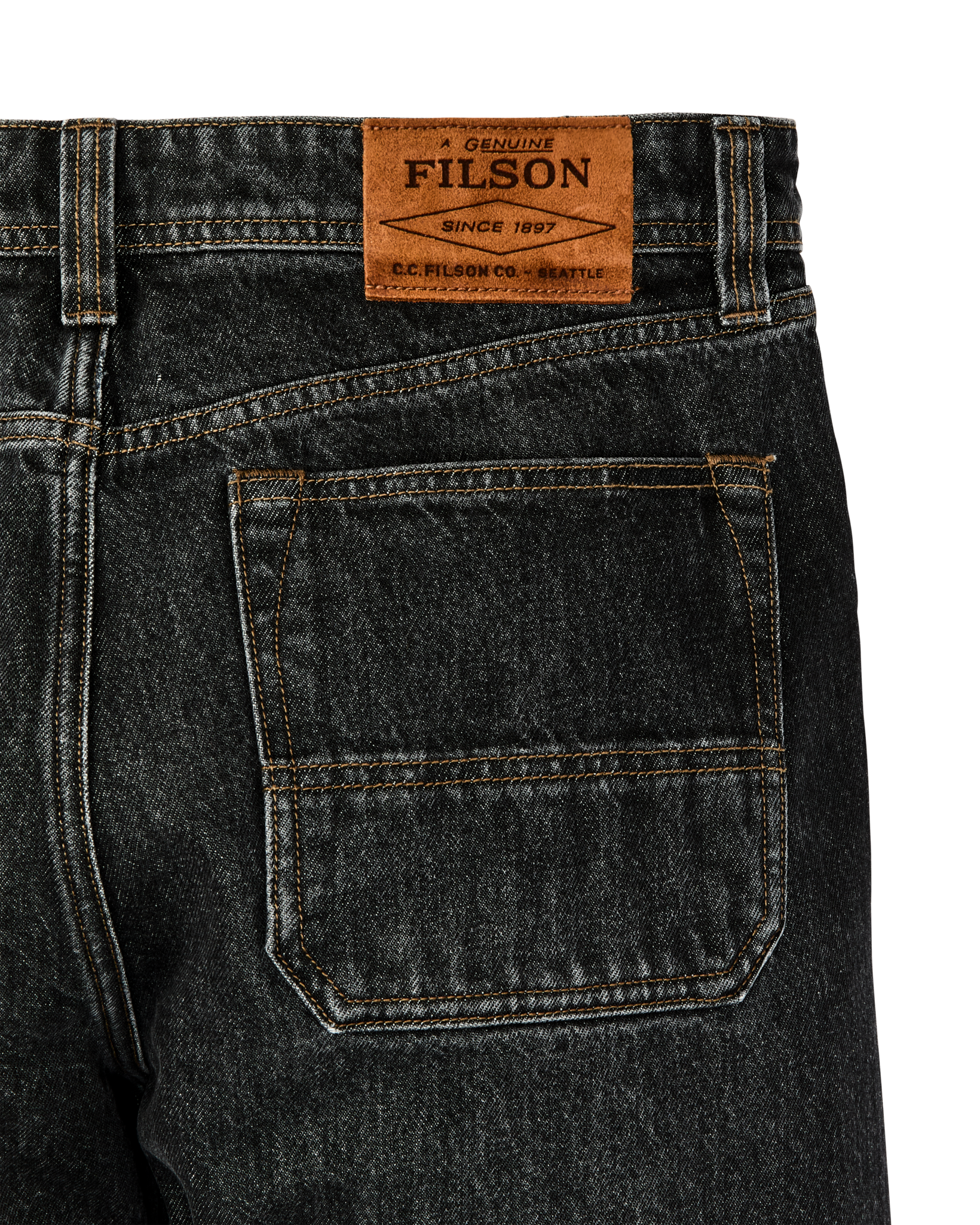 14-oz. Straight-Leg Jeans - Vintage Black - Image 7