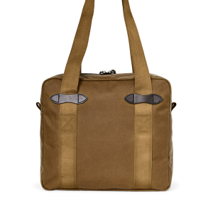 Alternative view of Tin Cloth Zipper Tote Bag - Dark Tan