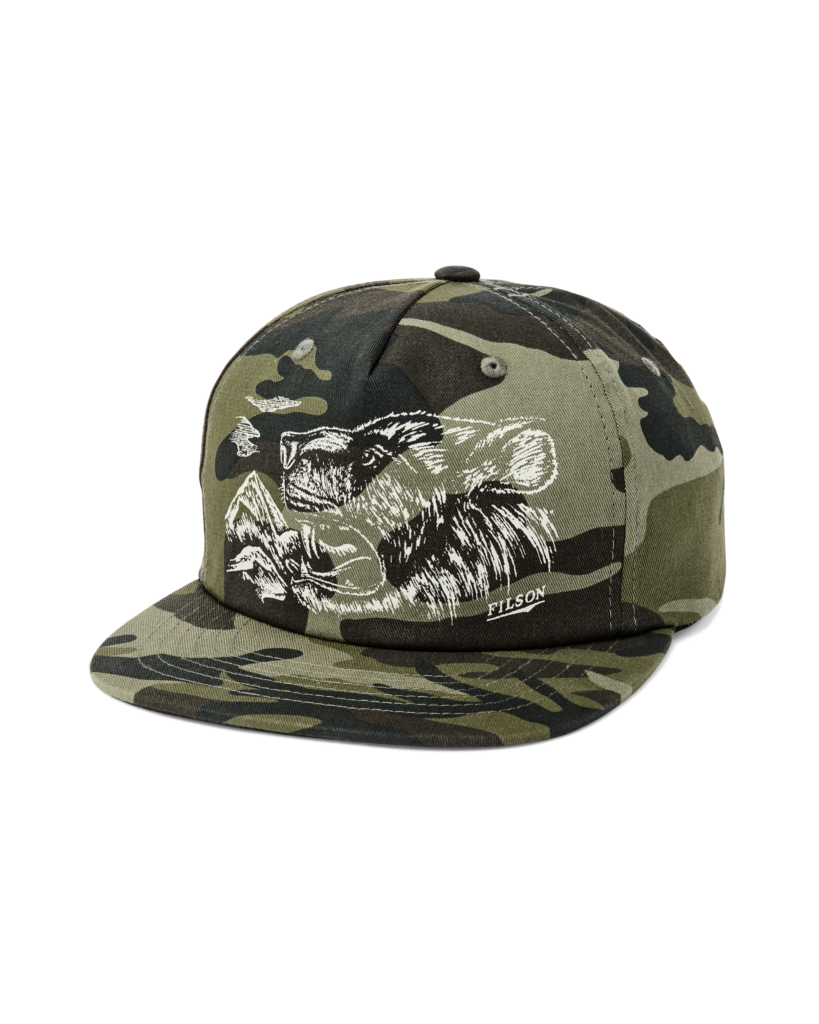 Bear Mountain Trucker Cap - Dark Camo