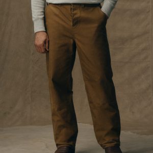 Oil Finish Double Tin Cloth Pants - Dark Tan