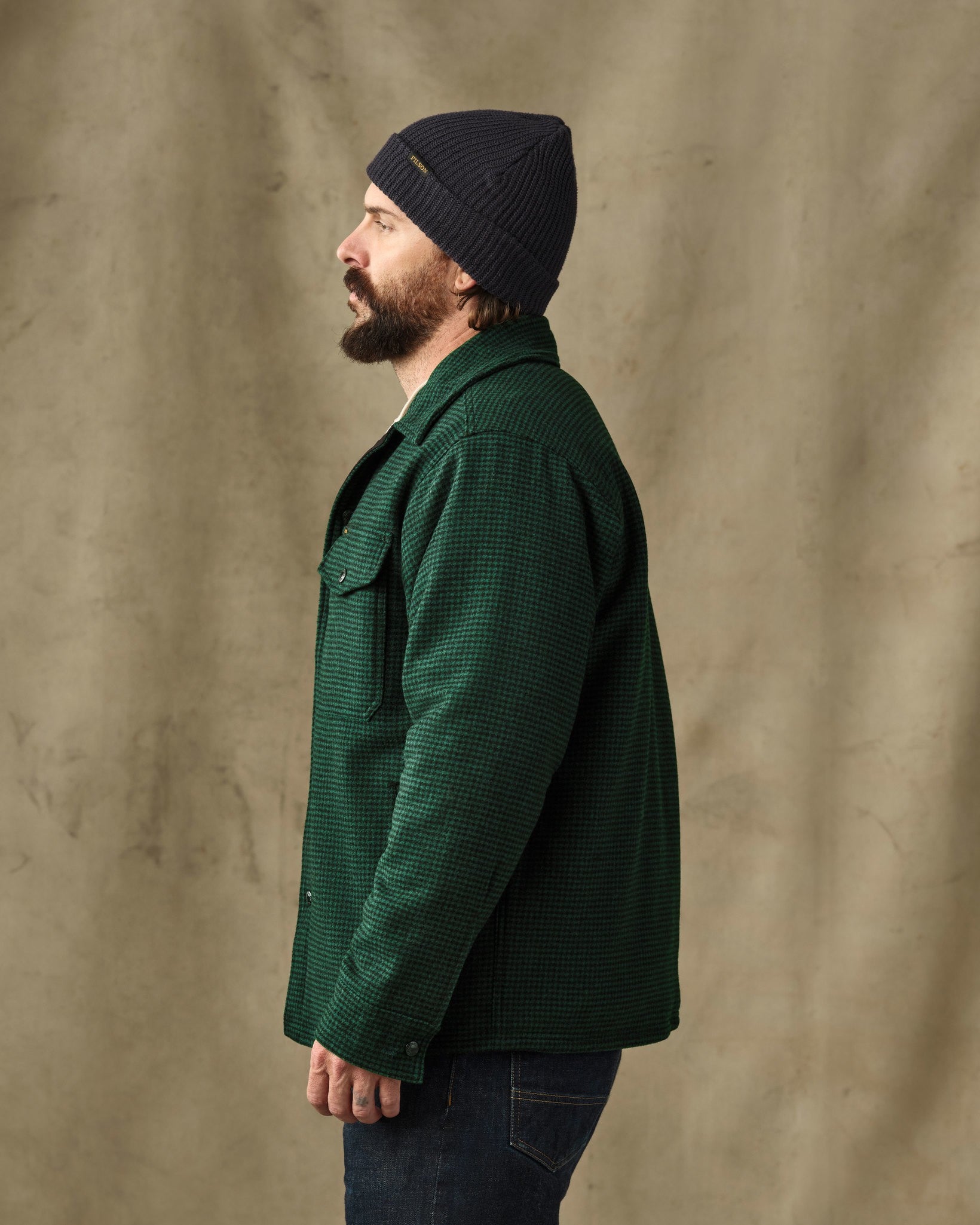 Spokane Insulated Jac-Shirt - Green / Black Plaid - Image 3