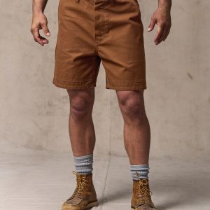 Dry Tin Cloth Shorts - Whiskey
