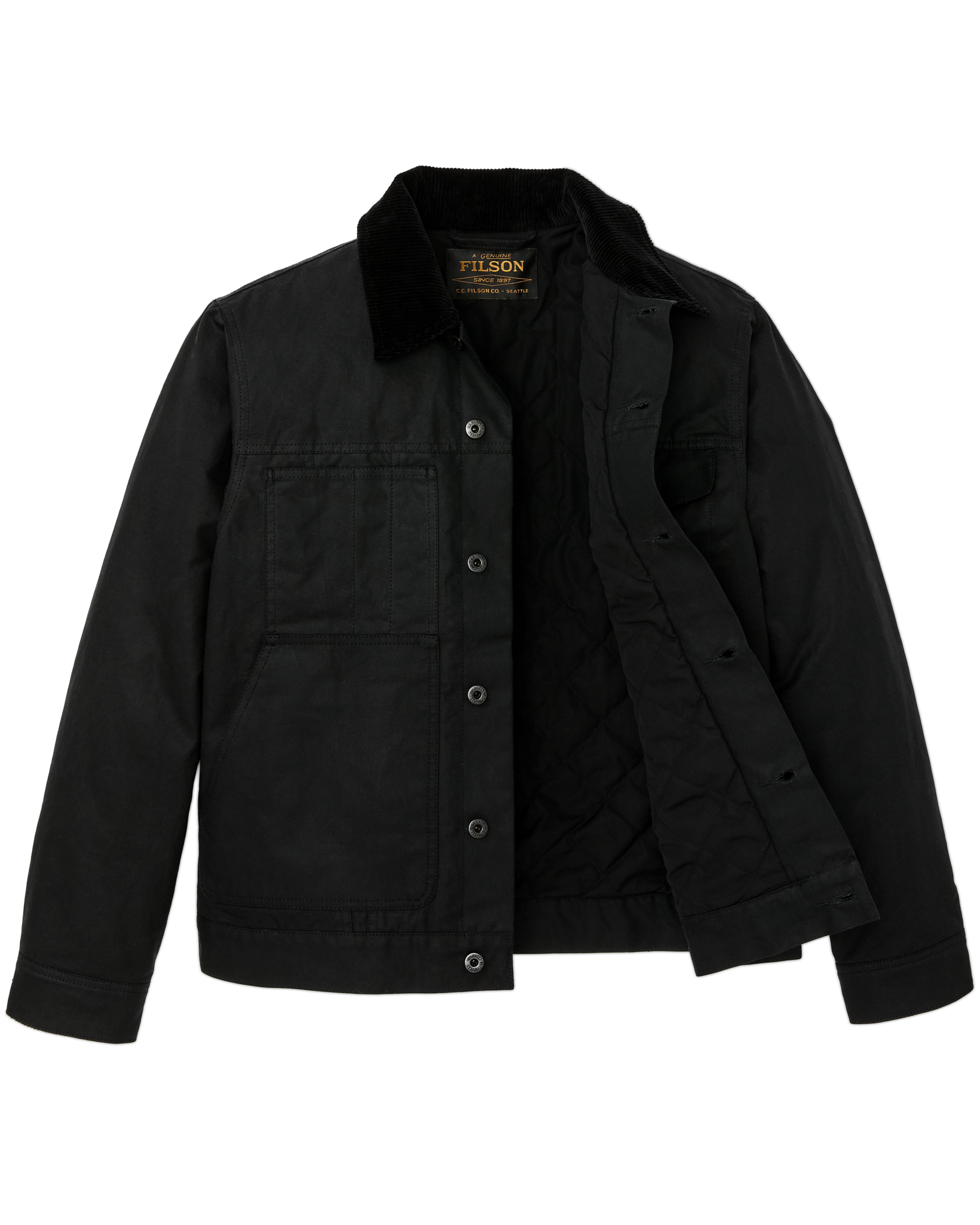 Insulated Short Cruiser Jacket - Black - Image 5