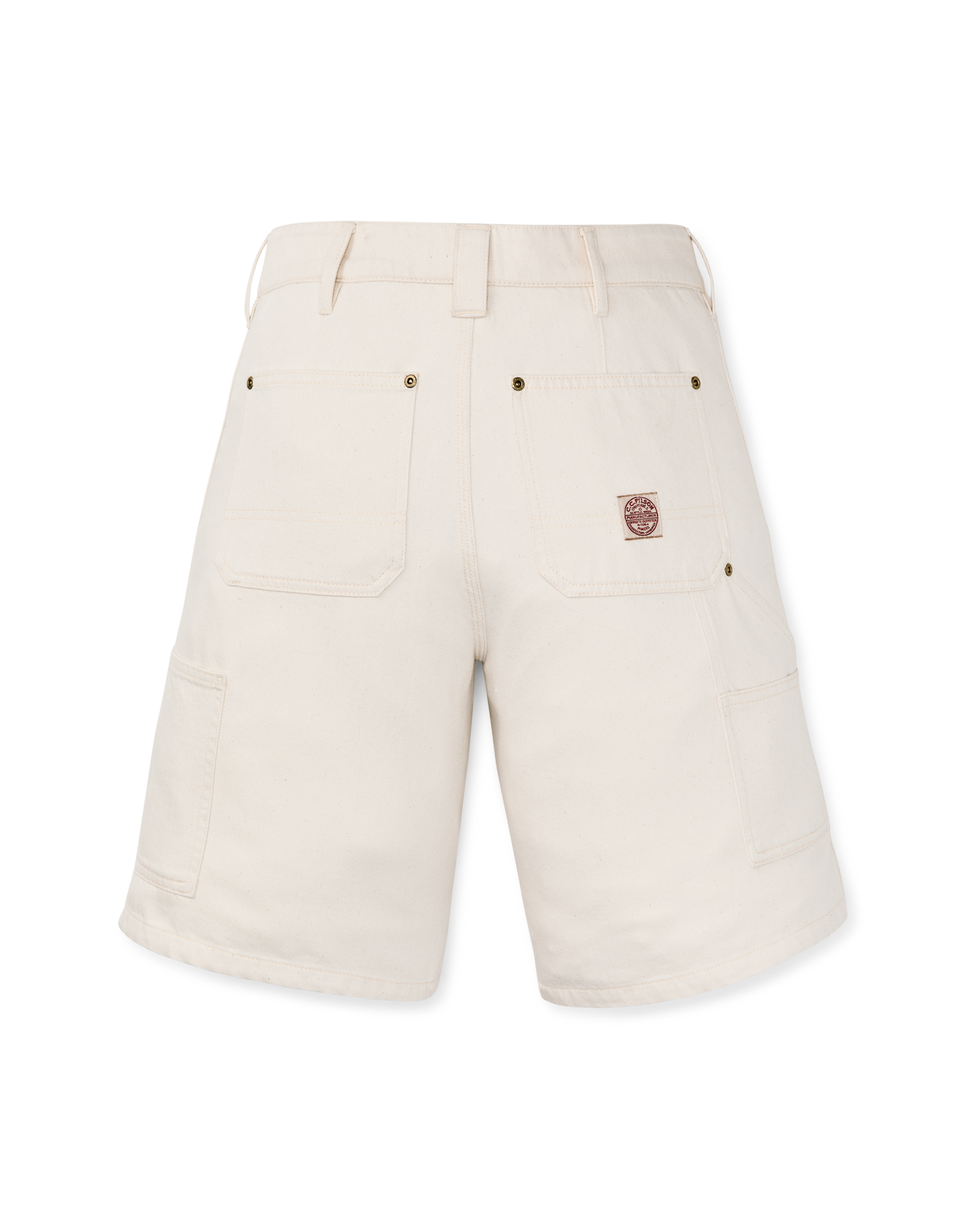 Women's 11-oz. Denim Work Shorts - Natural Seed - Image 5