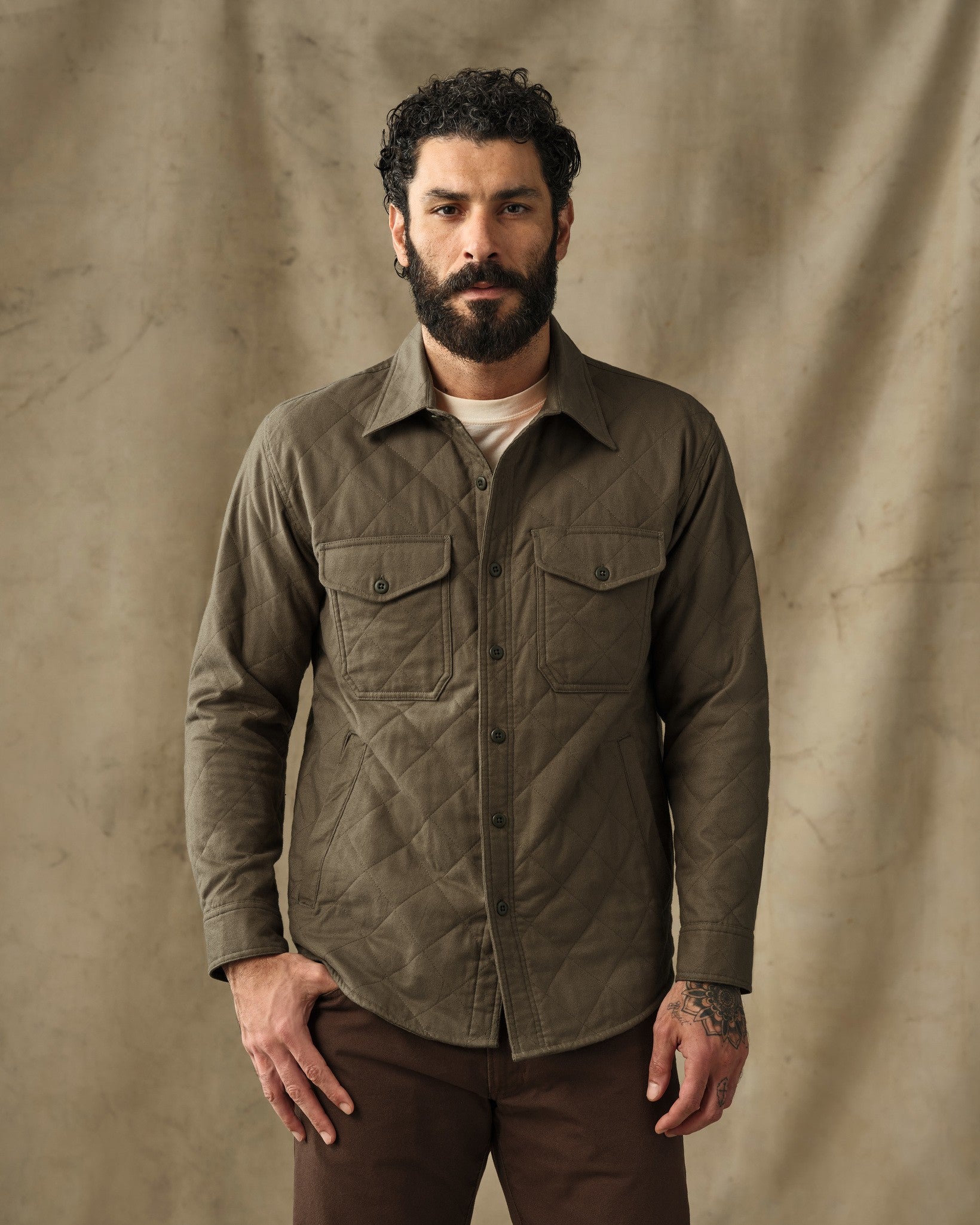 Insulated Flannel Jac-Shirt - Field Olive