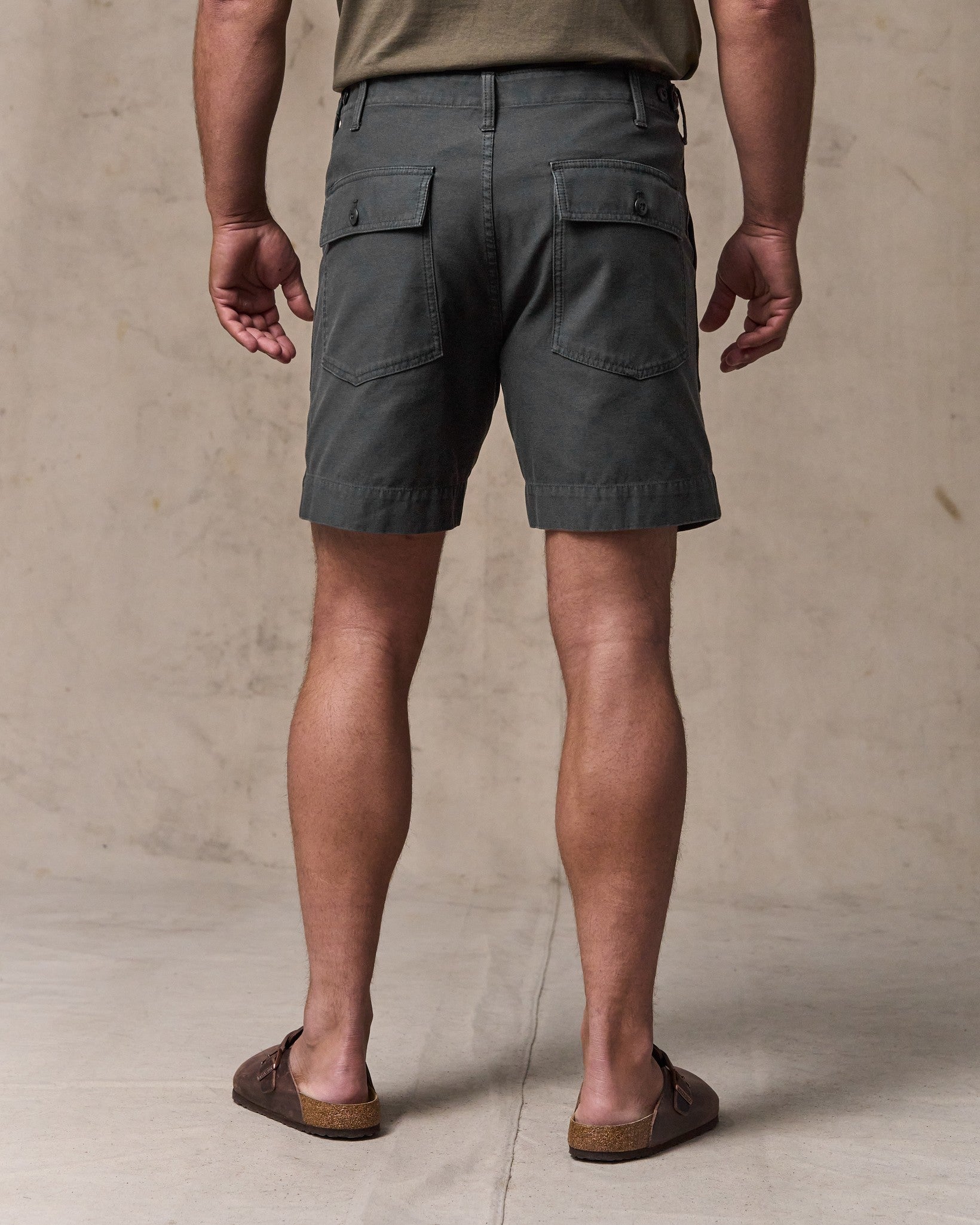 Field Supply Shorts - Washed Faded Black - Image 2