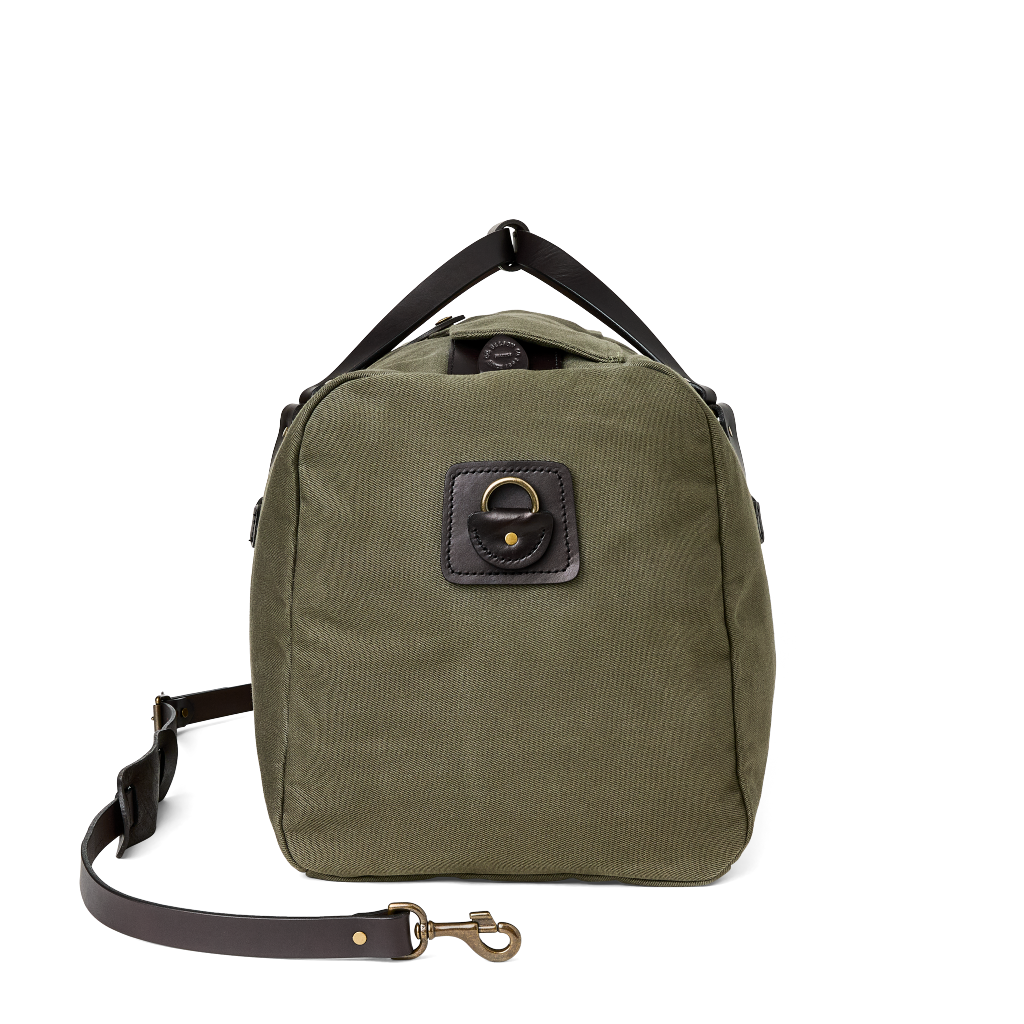 Large Rugged Twill Duffle Bag - Otter Green - Image 4